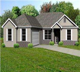 Craftsman Home Plan - 3 Bedrms, 2 Baths - 1630 Sq Ft - #148-1011