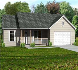 Country Home Plan - 3 Bedrms, 2 Baths - 1400 Sq Ft - #148-1064