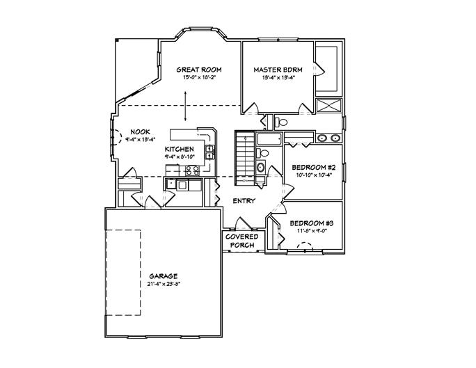 Craftsman House Plans - Home Design mas1100