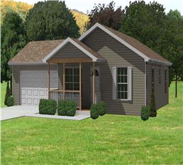 Starter or Empty Nester Ranch Plan: 2 Bedrms, 1 Baths, 884 Sq Ft - #148 ...