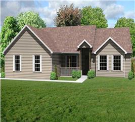 Ranch Houseplans - Home Design mas1022