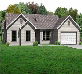 Ranch Houseplans - Home Design mas1089