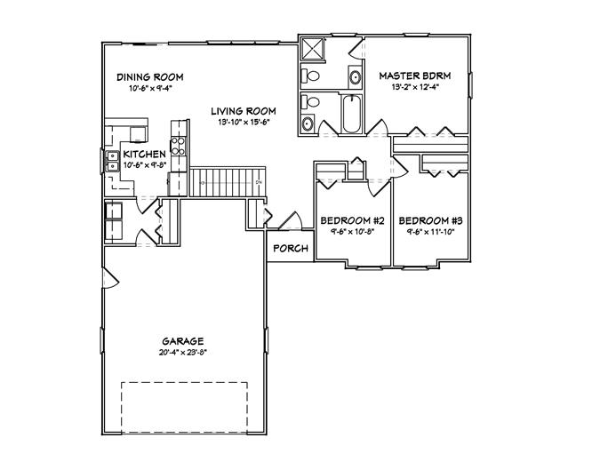 Small House Plans - Home Design mas1083