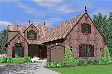 3-Bedroom, 2157 Sq Ft Country Home Plan - 149-1166 - Main Exterior