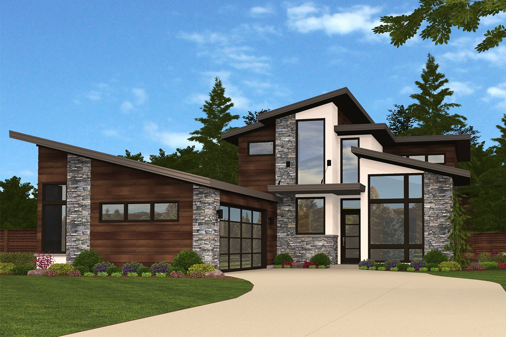 Modern Floor Plan - 3 Bedrms, 2.5 Baths - 2434 Sq Ft - #149-1884