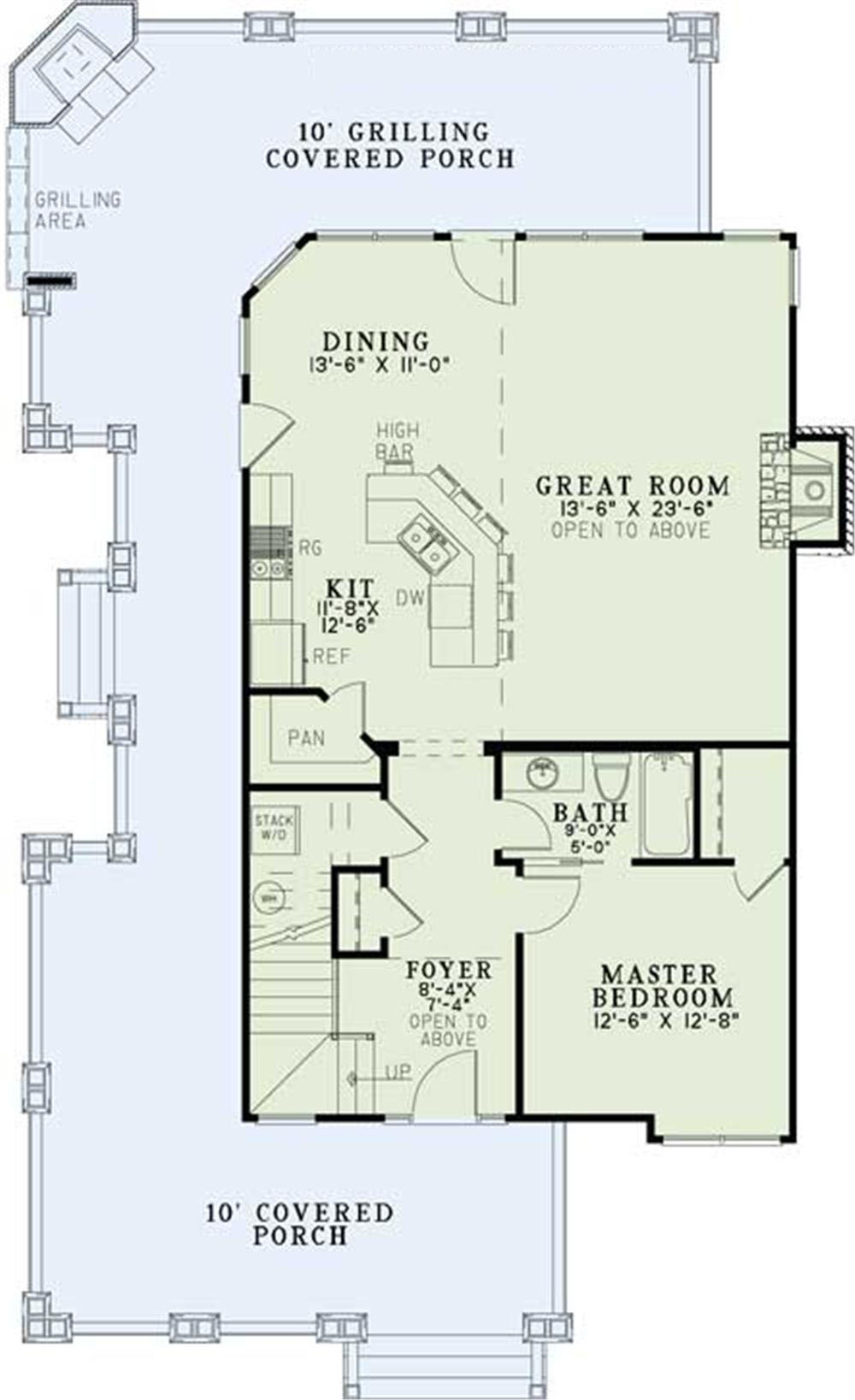 Craftsman House Plan - 3 Bedrms, 2 Baths - 1705 Sq Ft - #153-1050