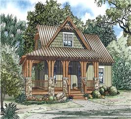 Cape Cod Home Plan - 3 Bedrms, 2 Baths - 1415 Sq Ft - #131-1017