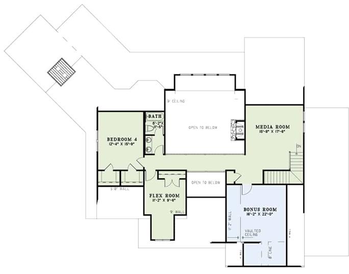 Country Home Plan - 4 Bedrms, 3 Baths - 3345 Sq Ft - #153-1123