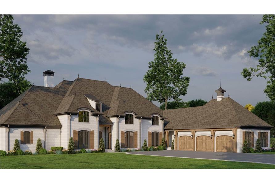 Left Side View of this 4-Bedroom,4810 Sq Ft Plan -153-1130