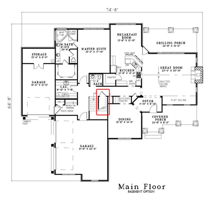 Transitional Craftsman Home - 4 Bedrms, 3.5 Baths - 3430 Sq Ft - Plan ...