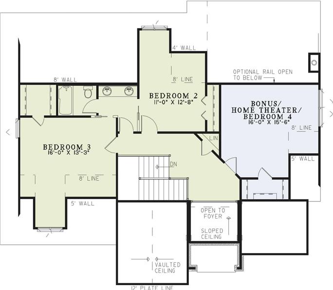 Tuscan House Plan - 3 Bedrms, 2.5 Baths - 2721 Sq Ft - #153-1139