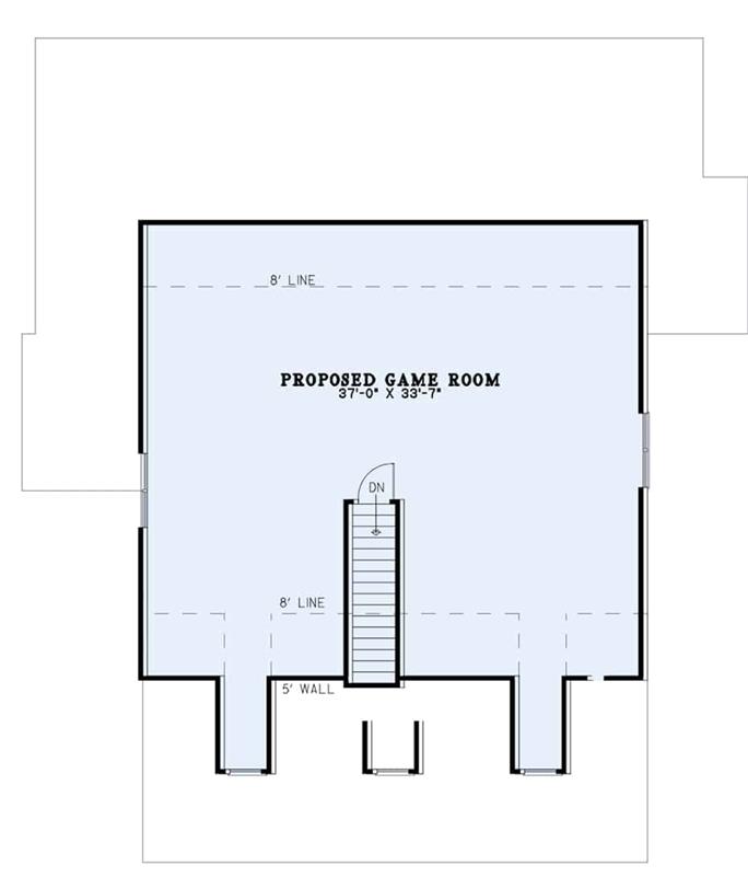 Cape Cod Home - 4 Bedrms, 3 Baths - 2186 Sq Ft - Plan #153-1206