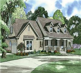 Country House Plans - Home Design HW-2354 # 17432