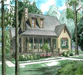 Craftsman House: 3 Bedrm, 1621 Sq Ft - Plan #153-2039