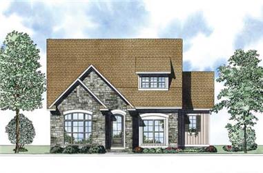 3-Bedroom, 1927 Sq Ft Country House Plan - 153-1249 - Front Exterior