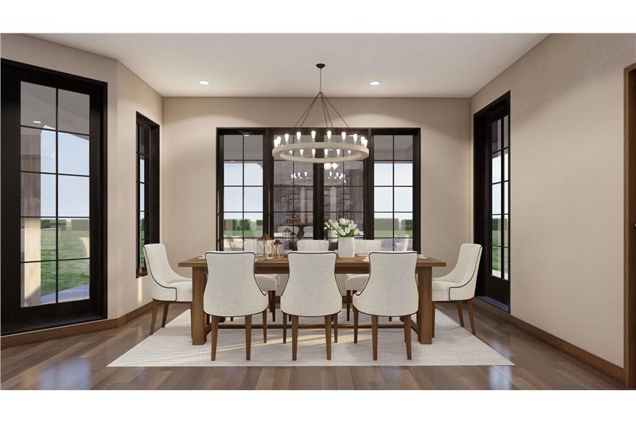Dining Room of this 4-Bedroom,4378 Sq Ft Plan -153-1318