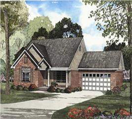 Country Home Plan - 3 Bedrms, 2 Baths - 1250 Sq Ft - #153-1352