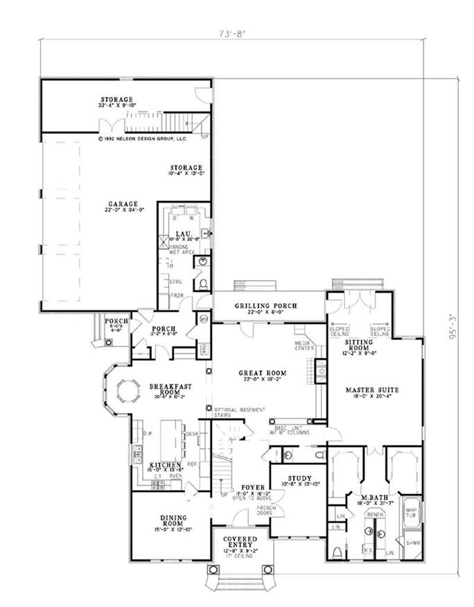 Traditional House Plans - Home Design NDG-688 # 7881