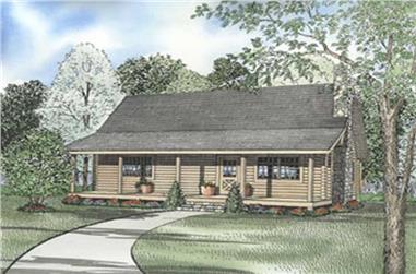 3-Bedroom, 1477 Sq Ft Cape Cod Home Plan - 153-1482 - Main Exterior