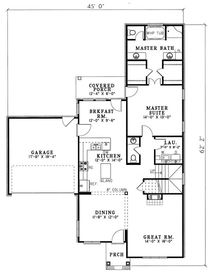 Southern, Traditional House Plans - Home Design ndg-294 # 3398