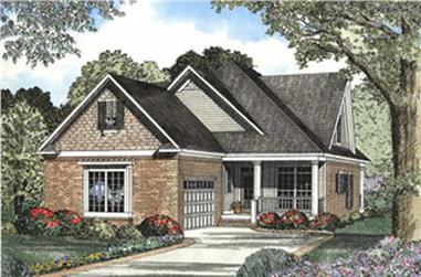 3-Bedroom, 2016 Sq Ft Southern Home Plan - 153-1575 - Main Exterior