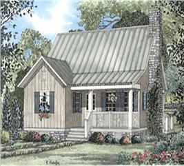 Country Home Plan - 2 Bedrms, 2 Baths - 1178 Sq Ft - #153-1648