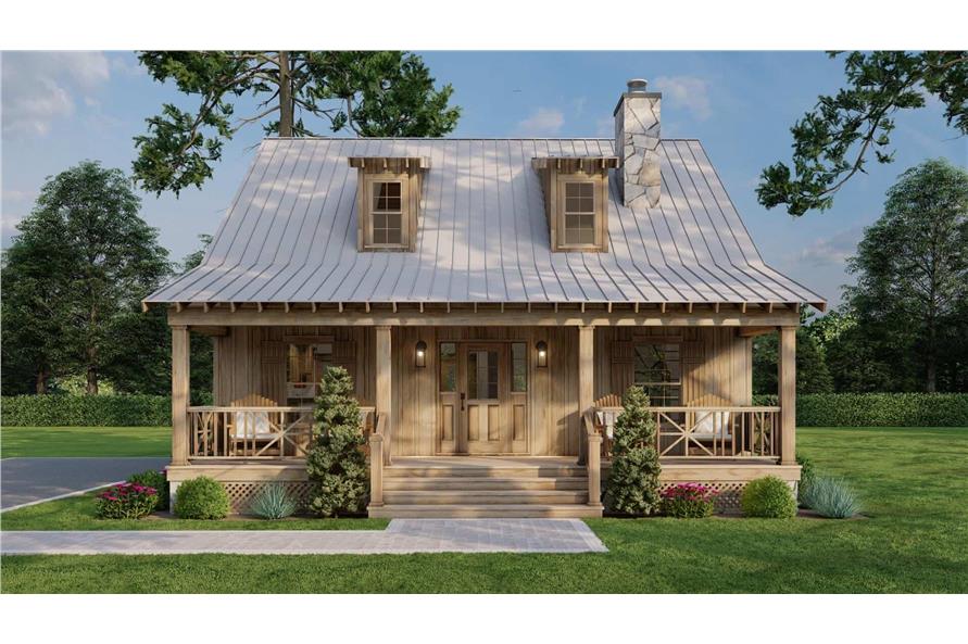 2-Bedroom, 1400 Sq Ft Rustic Country Home - 153-1649 - Main Exterior