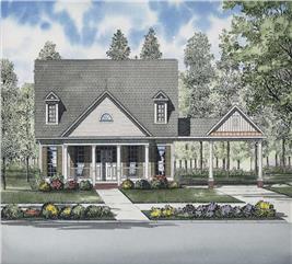 Contemporary Home Plan - 3 Bedrms, 2.5 Baths - 2231 Sq Ft - #153-1678