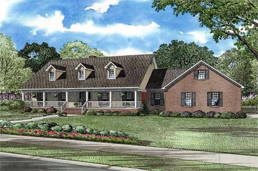 Cape Cod Country Home With 5 Bedrooms 3496 Sq Ft House Plan 153 1889 ThePlanCollection