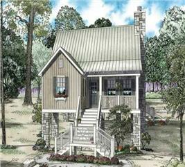 Cape Cod Home Plan - 2 Bedrms, 2.5 Baths - 1563 Sq Ft - #146-2670