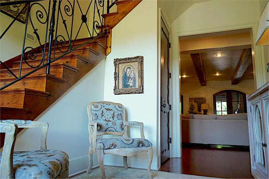 Entry Hall: Staircase of this 6-Bedroom,6004 Sq Ft Plan -153-1945