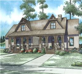 Duplex/Multi-Unit House Plan #193-1254: 3 Bedrm, 1461 Sq Ft Per Unit Home