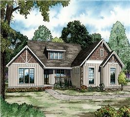 Ranch Home Plan - 3 Bedrms, 2.5 Baths - 1917 Sq Ft - #153-2030