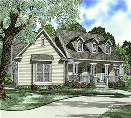 Farmhouse Floor Plan - 4 Bedrms, 3 Baths - 2430 Sq Ft - #153-2031