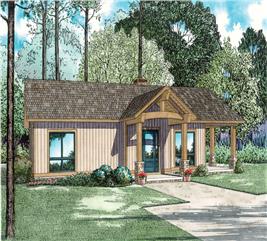 Ranch Home Plan - 2 Bedrms, 1 Baths - 1128 Sq Ft - #153-2044