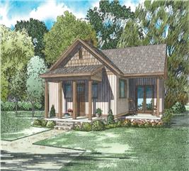 Small House Plans House Plan #153-2045: 2 Bedrm, 859 Sq Ft Home ...