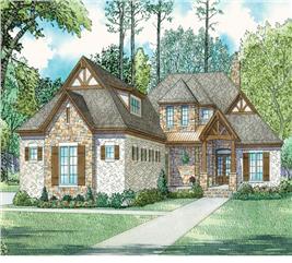 Rustic Luxury Home - 4 Bedrms, 4 Baths - 3220 Sq Ft - Plan #209-1008