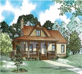 Farmhouse Home Plan - 2 Bedrms, 2.5 Baths - 1766 Sq Ft - #153-2112