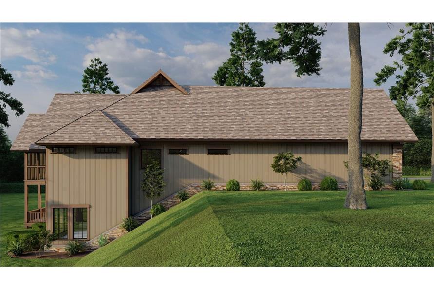 Left Side View of this 4-Bedroom,3447 Sq Ft Plan -153-2113