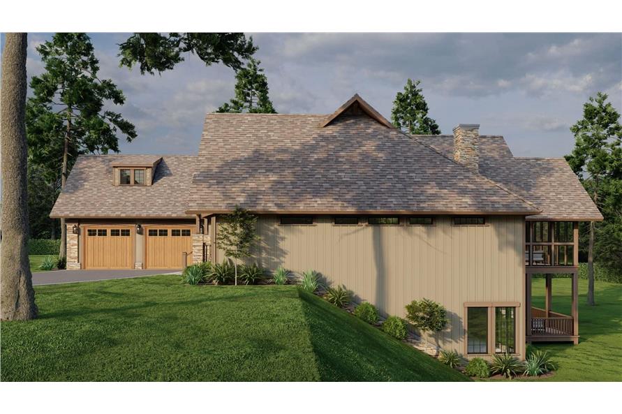 Right Side View of this 4-Bedroom,3447 Sq Ft Plan -153-2113