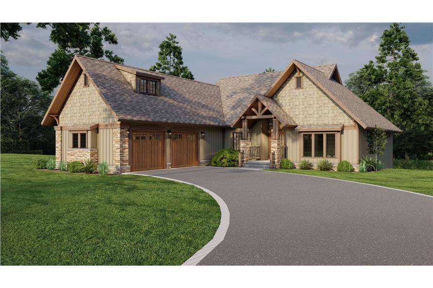 Craftsman Home Plan - 4 Bedrms, 3.5 Baths - 3447 Sq Ft - #153-2113