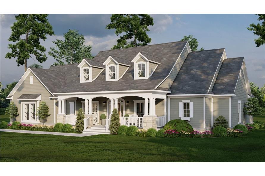 Right Side View of this 4-Bedroom,2516 Sq Ft Plan -153-2115