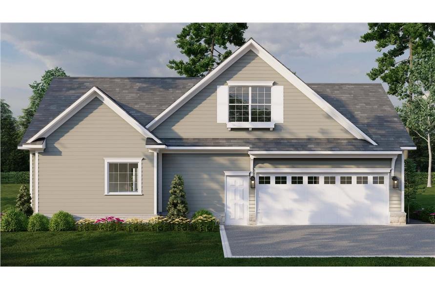 Left Side View of this 4-Bedroom,2516 Sq Ft Plan -153-2115