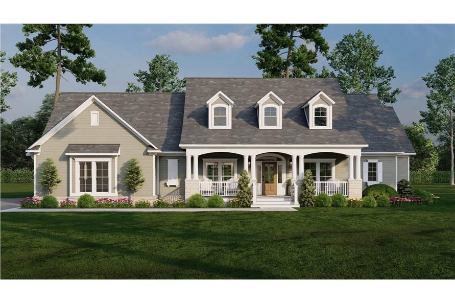 Country House Plan - 4 Bedrms, 3 Baths - 2516 Sq Ft - #153-2115