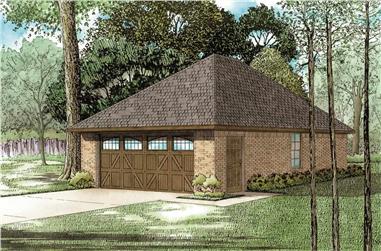 713 Sq Ft Garage Plan #153-2121