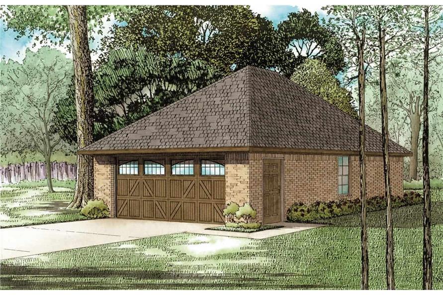 713 Sq Ft Garage Plan #153-2121