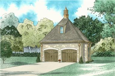 624 Sq Ft Garage House Plan #153-2128