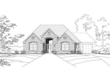 3-Bedroom, 1773 Sq Ft Small House Plans - 156-1005 - Front Exterior