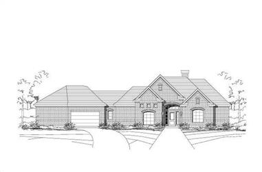 4-Bedroom, 2290 Sq Ft Ranch Home Plan - 156-1030 - Main Exterior