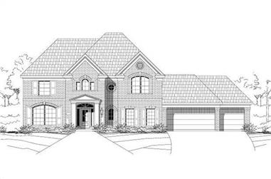 4-Bedroom, 3630 Sq Ft Luxury Home Plan - 156-1294 - Main Exterior